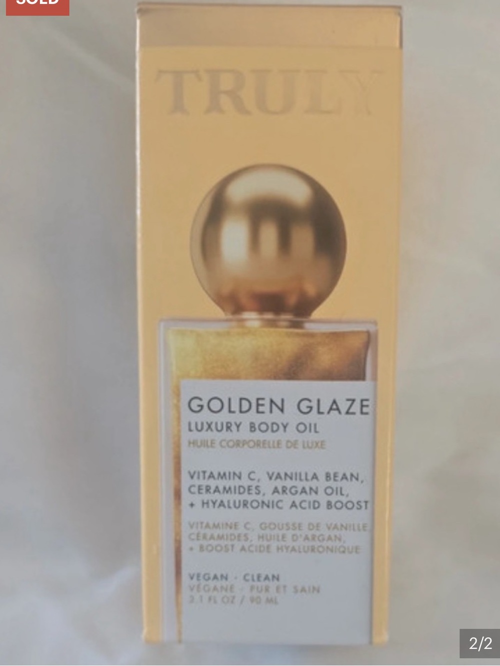 TRULY Golden Glaze Luxury Body Oil - Gold